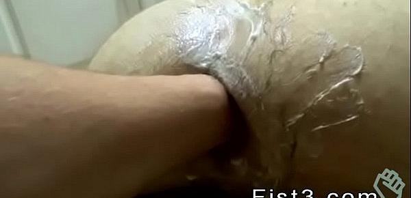  Sweaty fisting videos boys gay first time Saline & a Fist